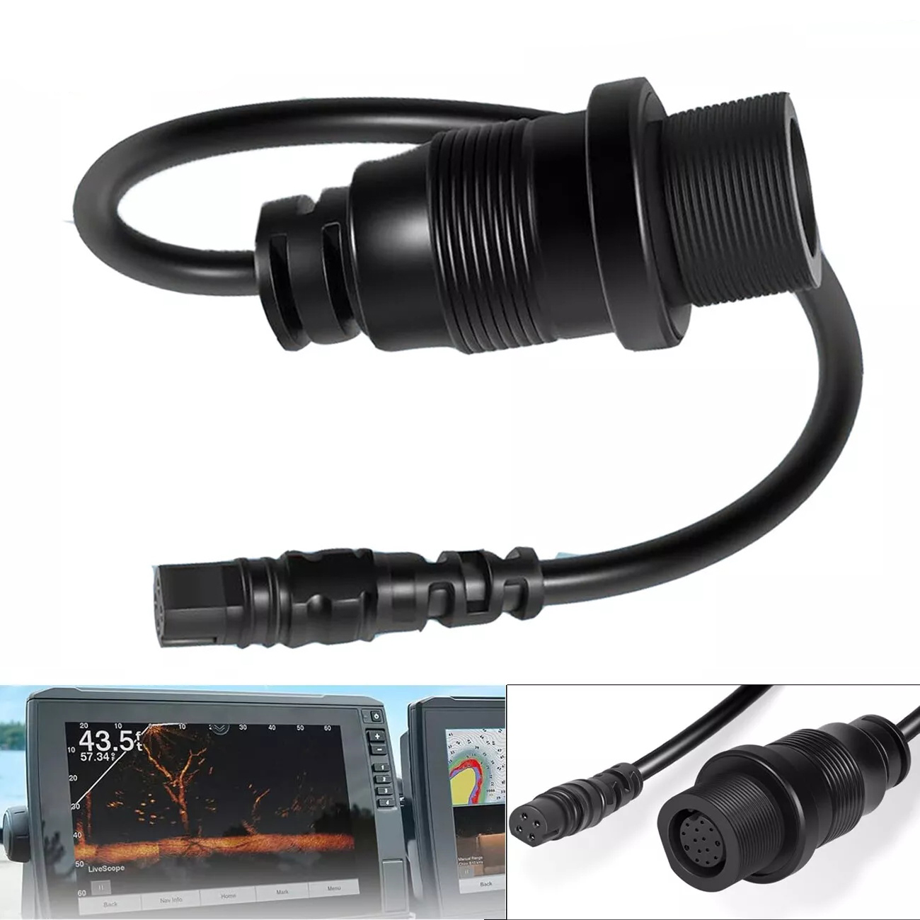 Fish Finder - 1852081 MKR-DSC-12 Kabel adaptera 4-PIN do