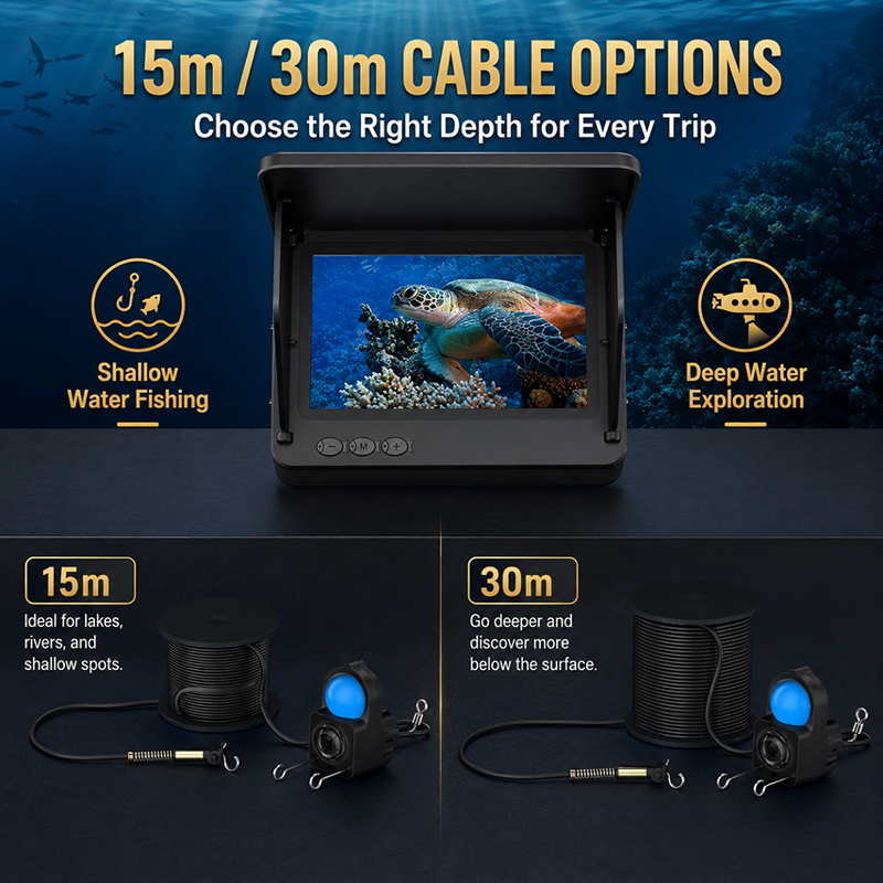 Kamera podwodna do lokalizacji – Fishing Depth Finder recenzja i cena