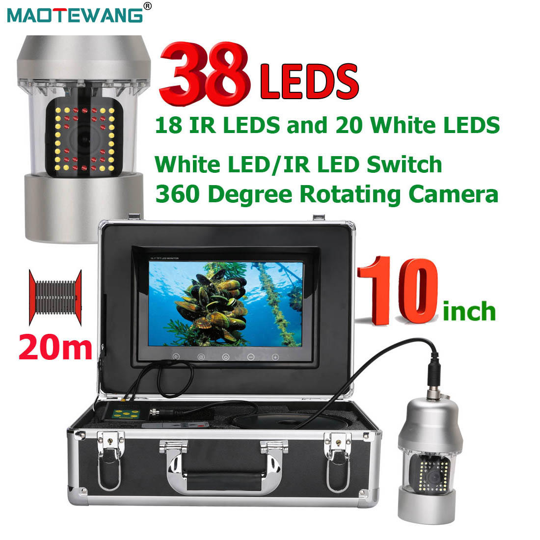 MAOTEWANG podwodna kamera wide – Fish Finder Cable recenzja i cena