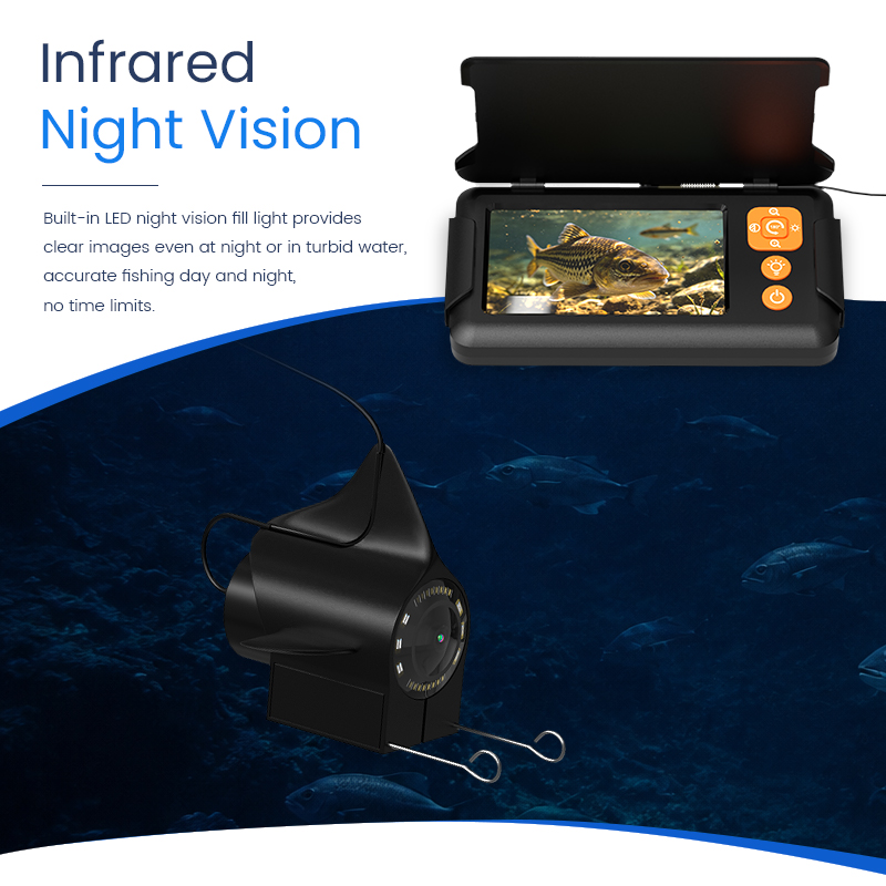 Kamera wędkarska z ekranem 4,3 – Fishing Depth Finder recenzja i cena