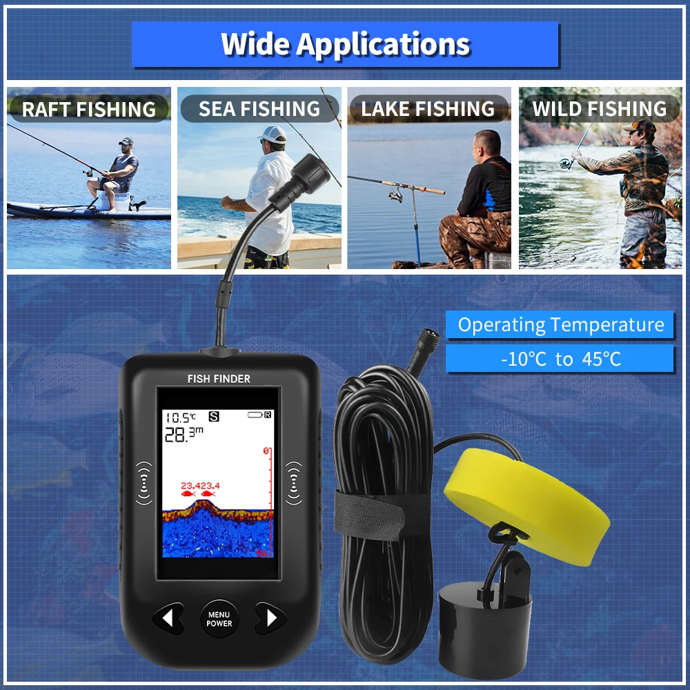 Sonda wędkarska Erchang XF03,  – Fishing Depth Finder recenzja i cena