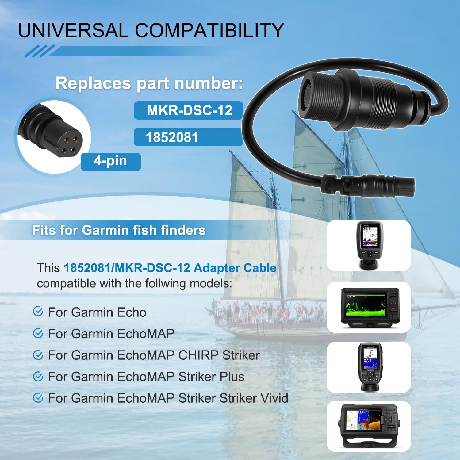 1852081   MKR-DSC-12 Kabel ada – Fish Finder recenzja i cena