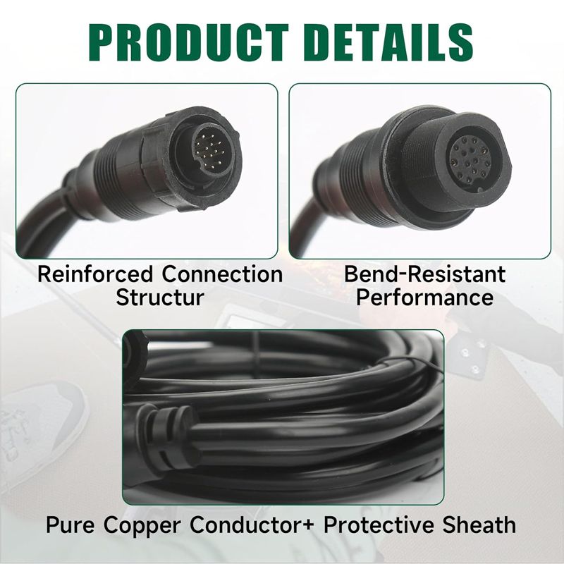 Kabel adapter do echosond 14 M – Fish Finder Cable recenzja i cena
